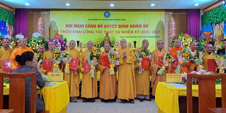 Hội đồng Trị sự giáo hội Phật giáo Việt Nam chuẩn y nhân sự Ban Thông tin Truyền thông Giáo hội Phật giáo Việt Nam khóa XI, nhiệm kỳ 2022-2027 gồm 98 thành viên.