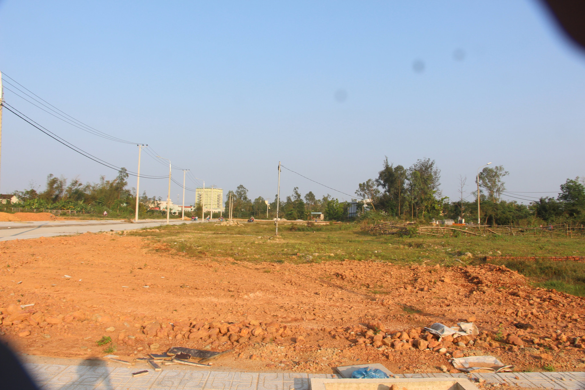Dự án Khu dân cư Thuận Trà chưa hoàn thiện.