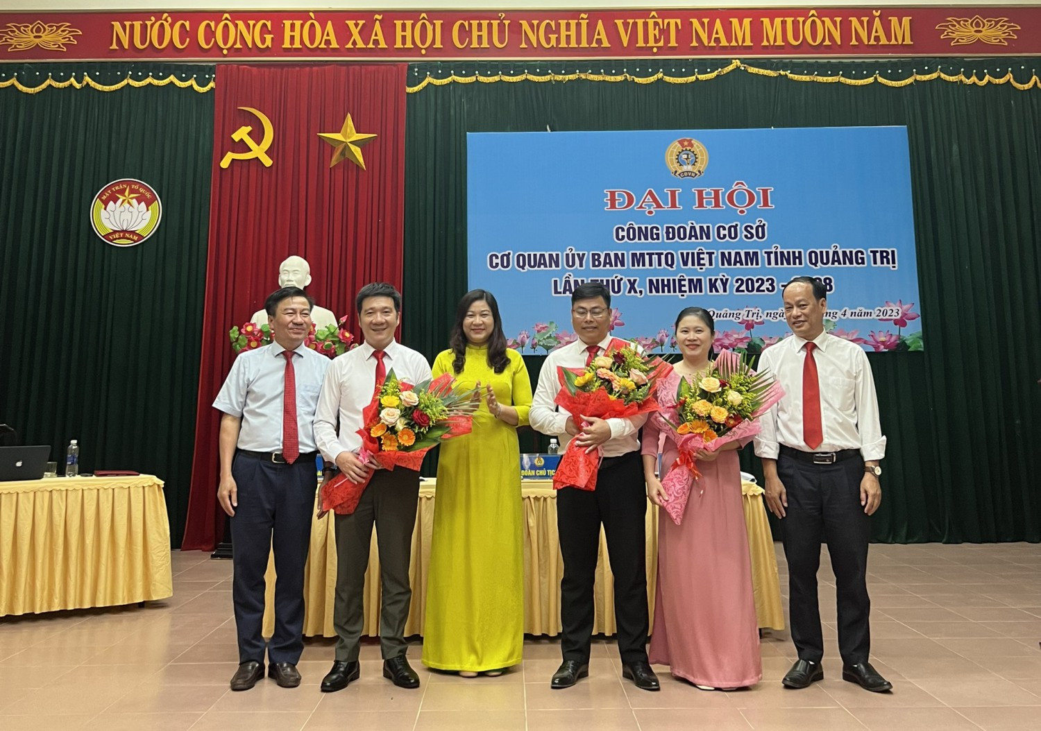 Công đoàn cơ sở cơ quan Uỷ ban MTTQ Việt Nam tỉnh Quảng Trị tổ chức thành công Đại hội lần thứ X, nhiệm kỳ 2023 - 2028.