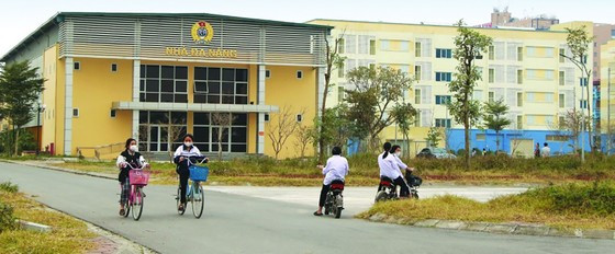 Khu nhà đa năng và nhà ở công nhân tại Khu công nghiệp Đồng Văn II (Hà Nam)  thuộc Thiết chế Công đoàn Việt Nam.