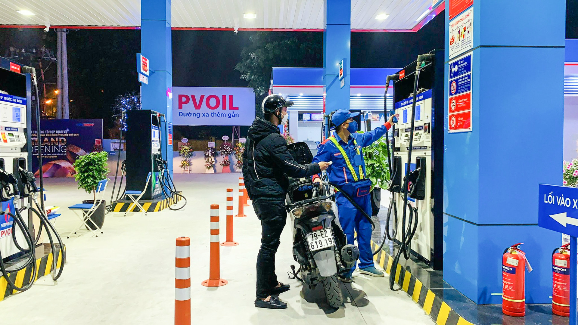 PVOIL đảm bảo cung ứng xăng dầu.