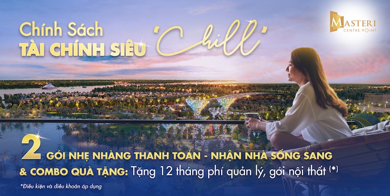 Chính sách ưu đãi mới nhất của Masterise Homes mang đến cơ hội nhận nhà sống sang, nhẹ nhàng thanh toán cho người mua nhà.