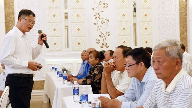 Người có uy tín trong đồng bào DTTS tỉnh Đồng Nai tham dự hội nghị tập huấn, bồi dưỡng kiến thức do Ban Dân tộc tỉnh tổ chức.