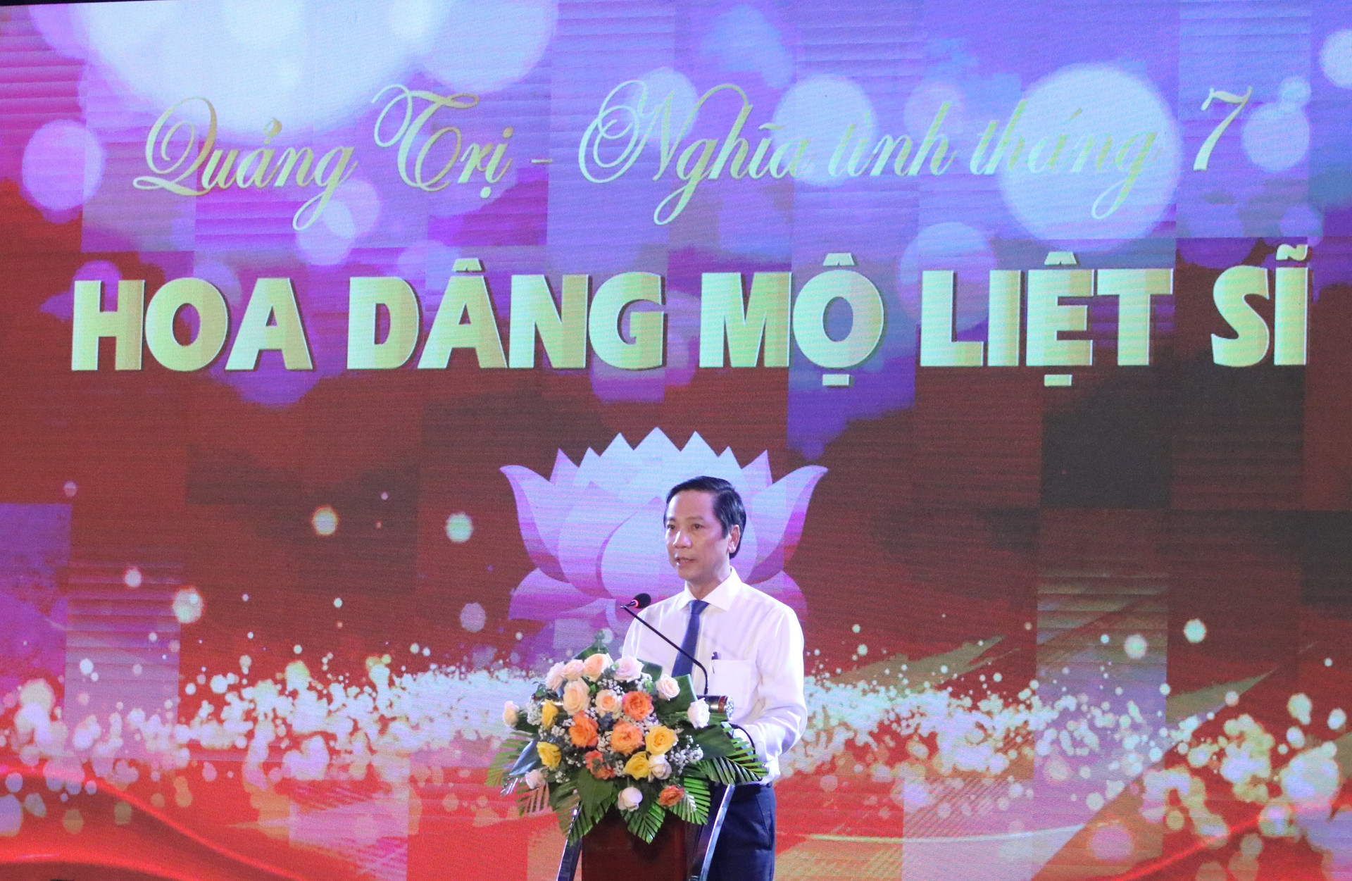 Ông Hoàng Nam phát biểu tại chương trình.