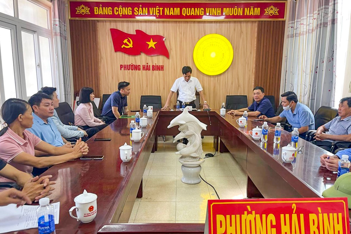 Công ty tiếp tục chuỗi hành trình tri ân tại phường Hải Bình, thị xã Nghi Sơn, tỉnh Thanh Hóa