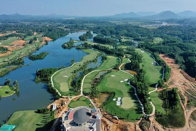 Dự án sân golf Ngôi sao Yên Bái. Ảnh: Golf Việt Nam