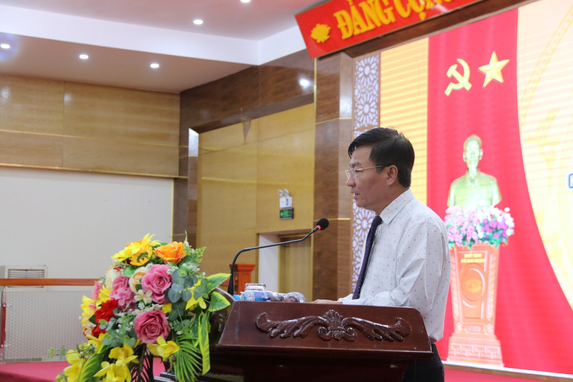 Ông Đào Mạnh Hùng phát biểu tại Hội nghị.