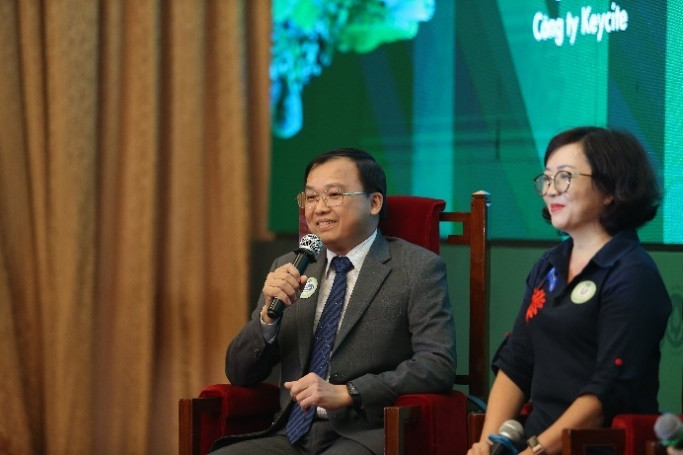 Ông Lê Thành Liêm – Giám đốc điều hành Tài chính Vinamilk, chia sẻ về thực tế triển khai các chiến lược phát triển bền vững tại Vinamilk.