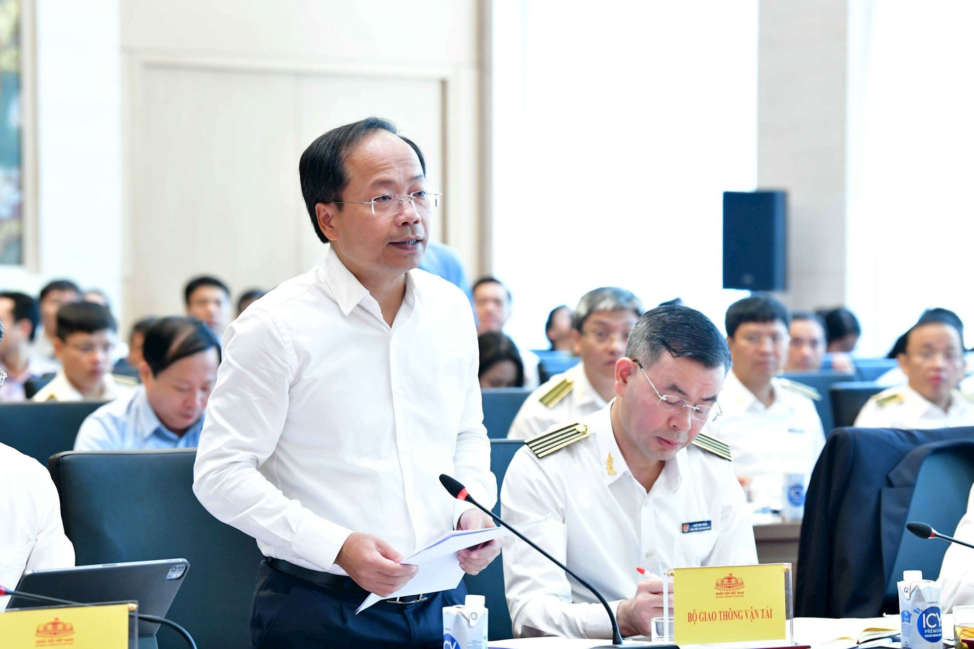 Thứ trưởng Bộ Giao thông vận tải Nguyễn Duy Lâm. Ảnh: N.Lộc