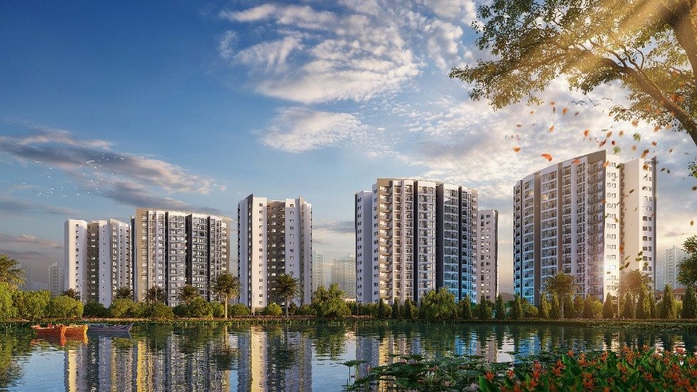 Tổ hợp chung cư cao cấp Le Grand Jardin với tầm nhìn bao trọn hồ Sài Đồng, sở hữu không gian sống thơ mộng ngay tại cửa ngõ phía Đông của Thủ đô.