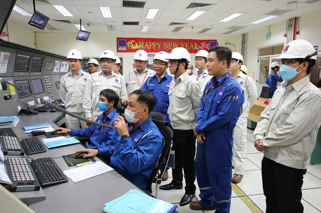 Lãnh đạo BSR kiểm tra công tác vận hành sản xuất NMLD Dung Quất.