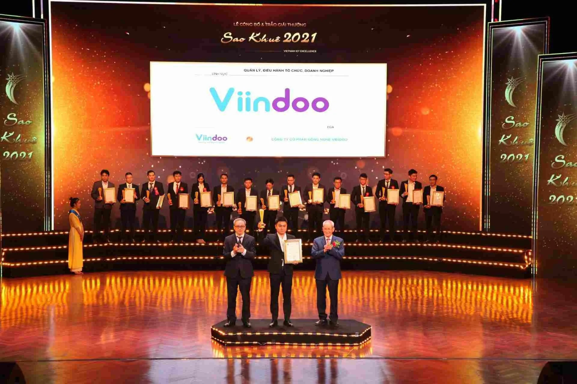 Đại diện Viindoo tại Sao Khuê 2021.