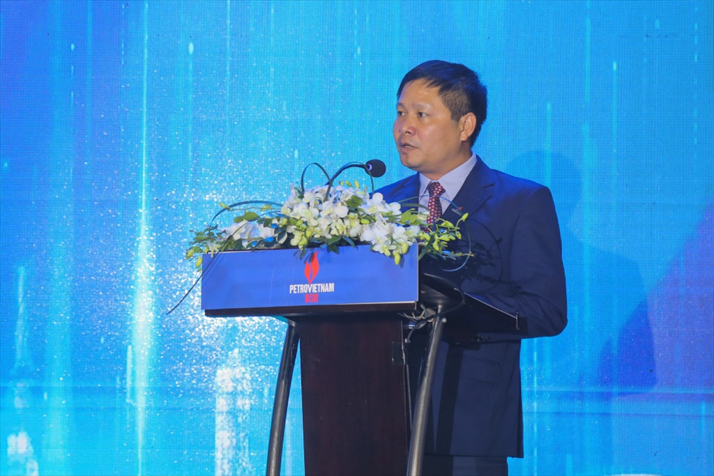 Tổng Giám đốc BSR Bùi Ngọc Dương phát biểu tại buổi lễ.