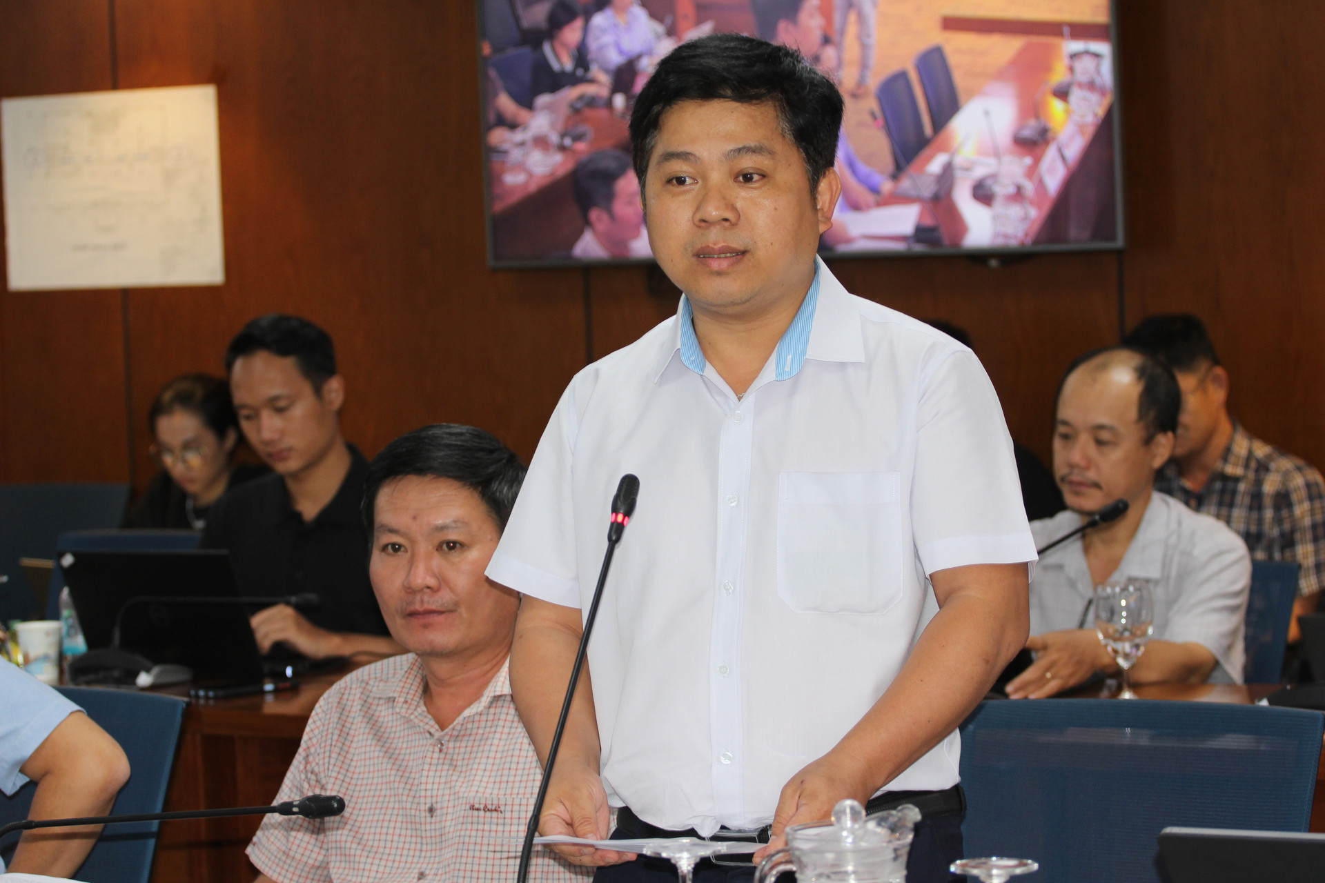 Ông Hồ Tấn Minh - Chánh văn phòng Sở Giáo dục - Đào tạo TP HCM thông tin sự việc.