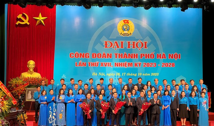 Liên đoàn Lao động Thành phố Hà Nội tổ chức thành công Đại hội XVII, hướng tới Đại hội XIII, nhiệm kỳ 2023 - 2028 của tổ chức Công đoàn Việt Nam.
