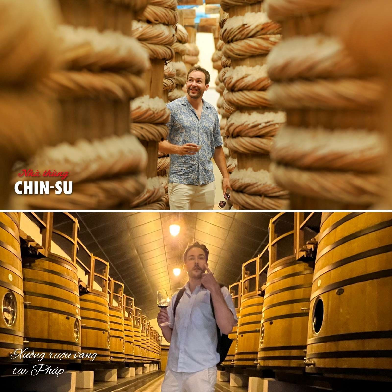 Nhà thùng nước mắm CHIN-SU Phú Quốc làm Will liên tưởng tới xưởng ủ rượu vang ở Pháp.