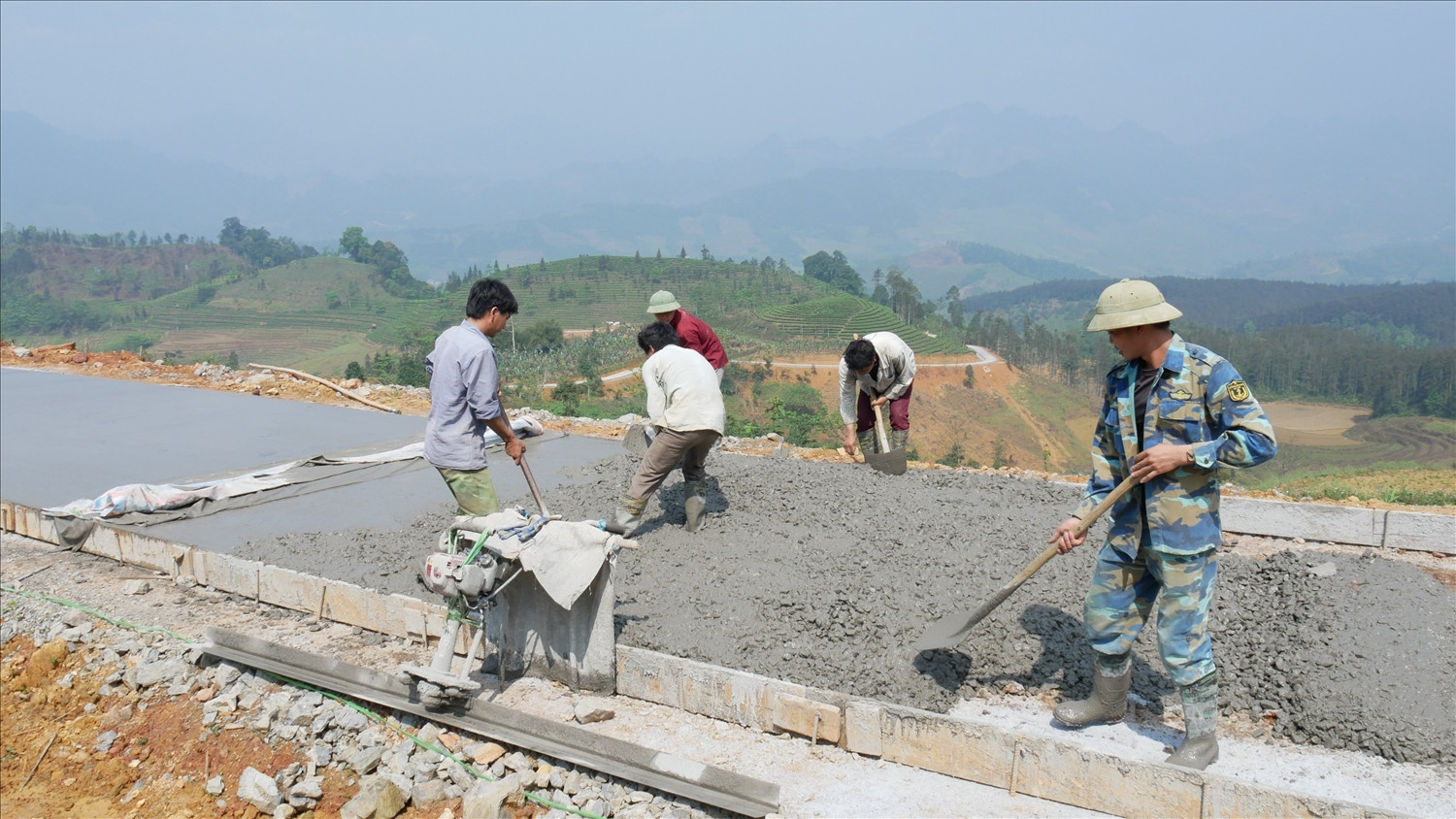 uyến đường giao thông thôn Tả Thền A, xã Thanh Bình, huyện Mường Khương được đầu tư xây dựng từ nguồn vốn Chương trình MTQG 1719.