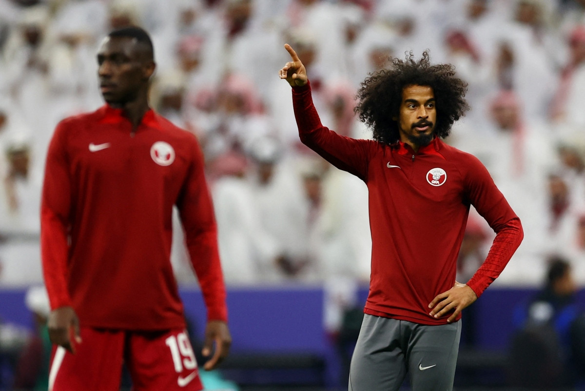 akram afif lap hat-trick kho tin truoc jordan, qatar vo dich asian cup 2023 hinh anh 8