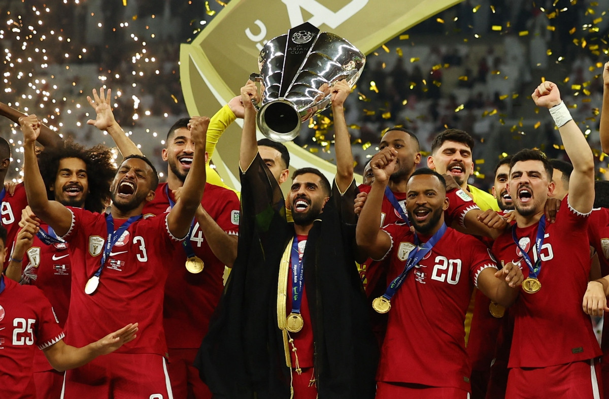 akram afif lap hat-trick kho tin truoc jordan, qatar vo dich asian cup 2023 hinh anh 35