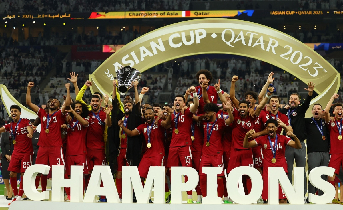 akram afif lap hat-trick kho tin truoc jordan, qatar vo dich asian cup 2023 hinh anh 2