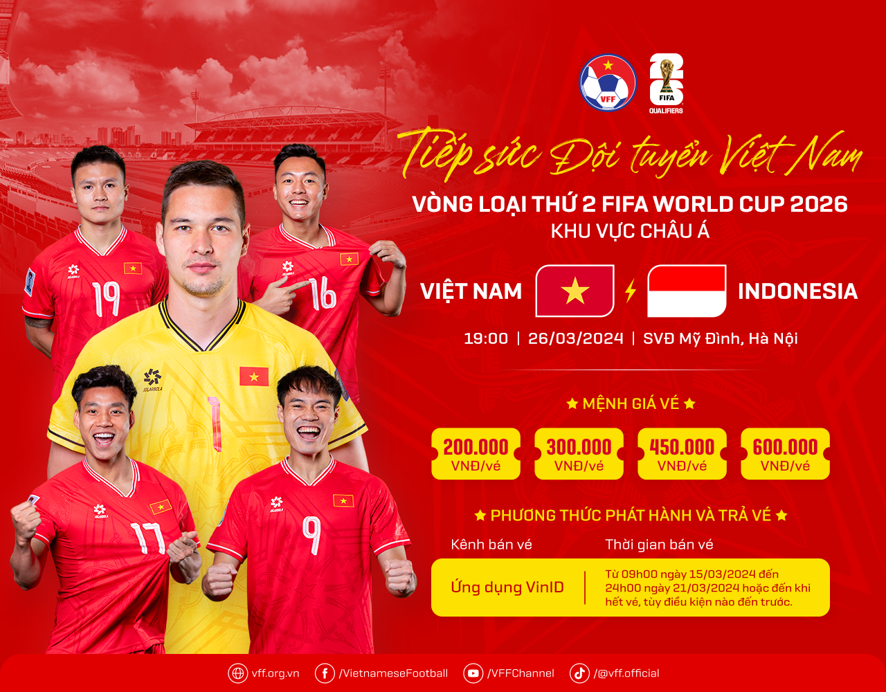 Vé trận đấu tuyển Việt Nam gặp Indonesia cao nhất 600.000 đồng - 2
