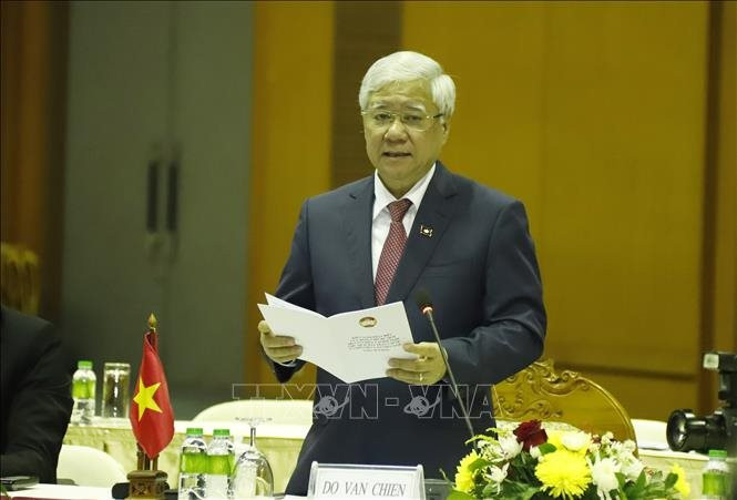 Toàn văn Phát biểu của Chủ tịch Đỗ Văn Chiến tại Hội nghị Chủ tịch Mặt trận 3 nước Campuchia- Lào - Việt Nam