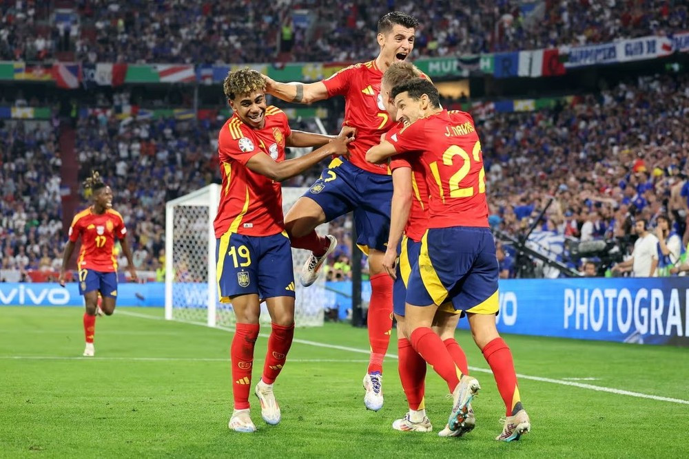 Tây Ban Nha thẳng tiến chung kết EURO 2024. (Nguồn: Getty Images)