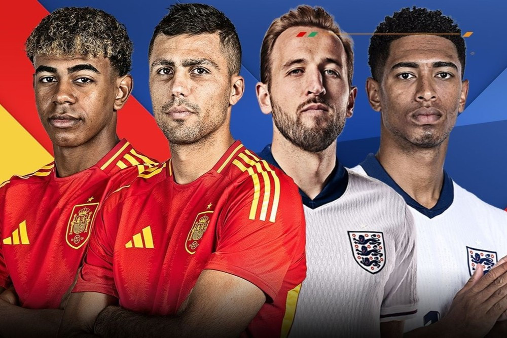 Chung kết EURO 2024 Tây Ban Nha-Anh diễn ra vào lúc 2 giờ sáng 15/7. (Nguồn: Sky Sports)