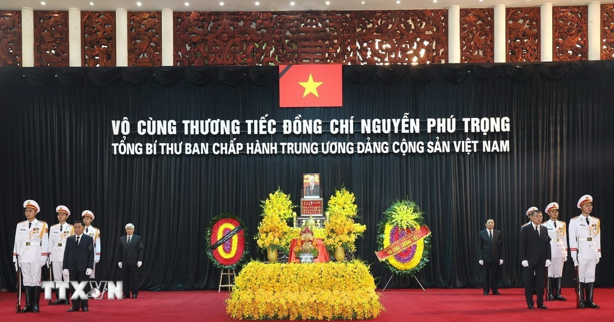 Cử hành trọng thể Lễ Quốc tang Tổng Bí thư Nguyễn Phú Trọng