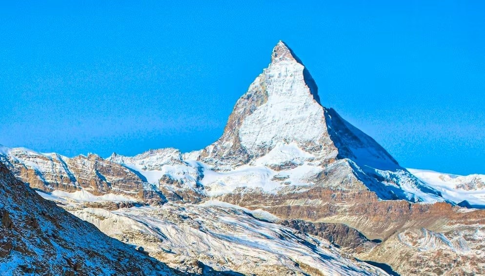 2 nhà leo núi Việt Nam mắc kẹt trên đỉnh Matterhorn. (Nguồn: Imago)