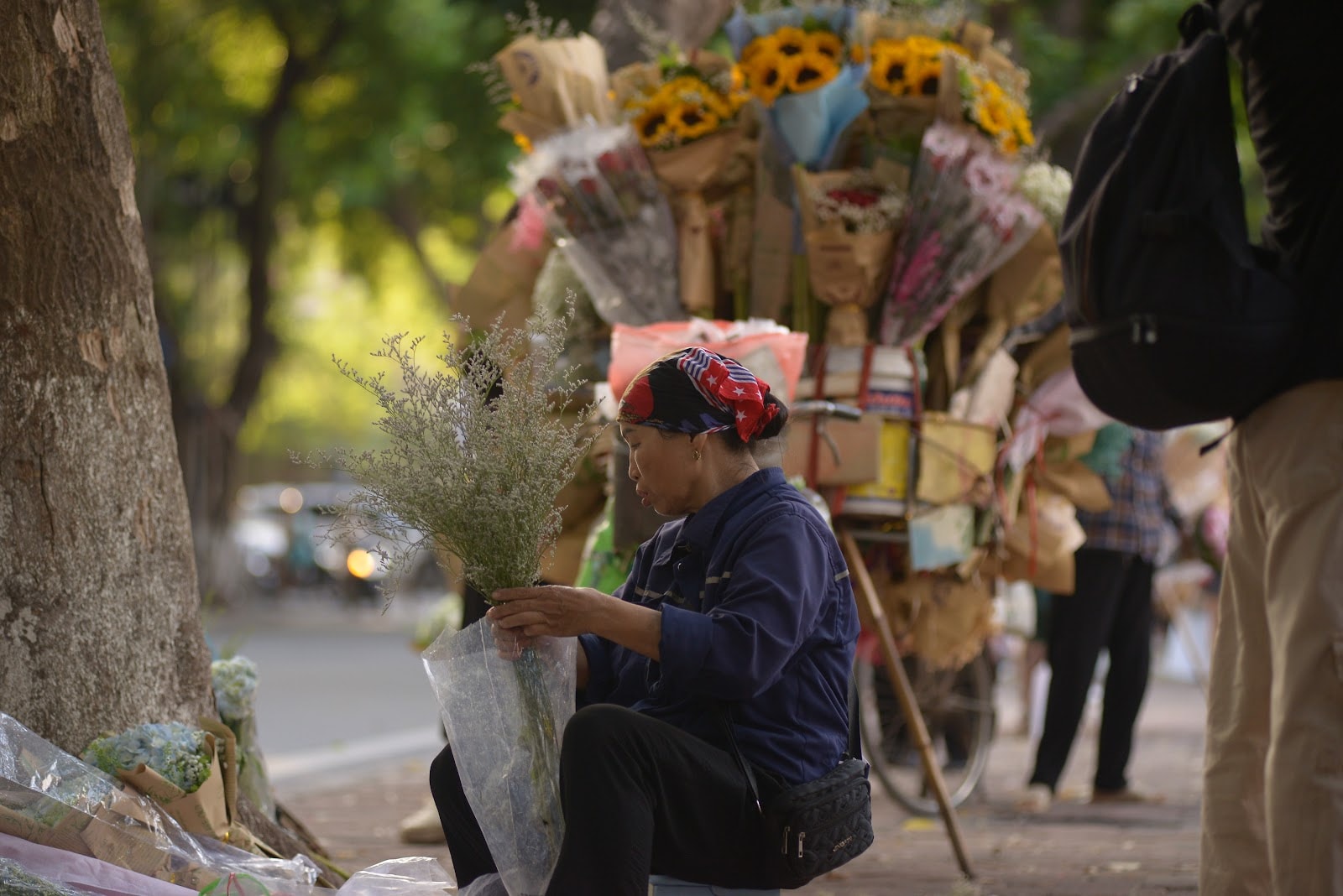 Không khí thu tràn ngập trên các tuyến phố của Thủ đô