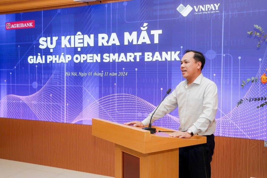 Ông Phạm Toàn Vượng - Thành viên Hội đồng thành viên, Tổng Giám đốc Agribank phát biểu.