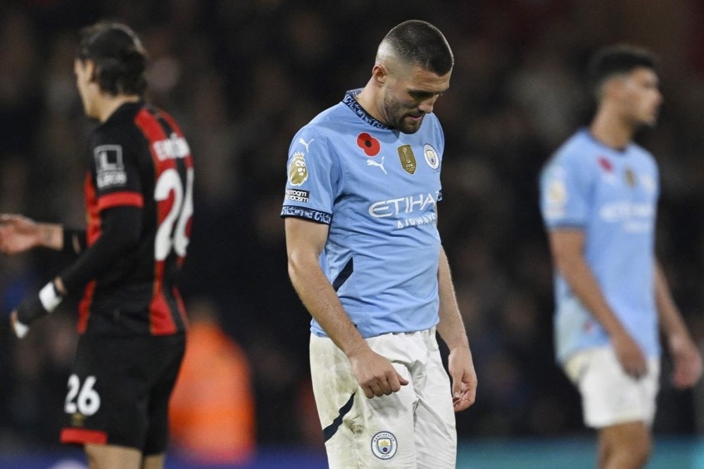 Man City thất bại trước Bournemouth. (Nguồn: Getty Images)