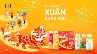  Các nhãn hàng đồ uống TH lan tỏa “Vị Hạnh Phúc – Xuân Sung Túc”