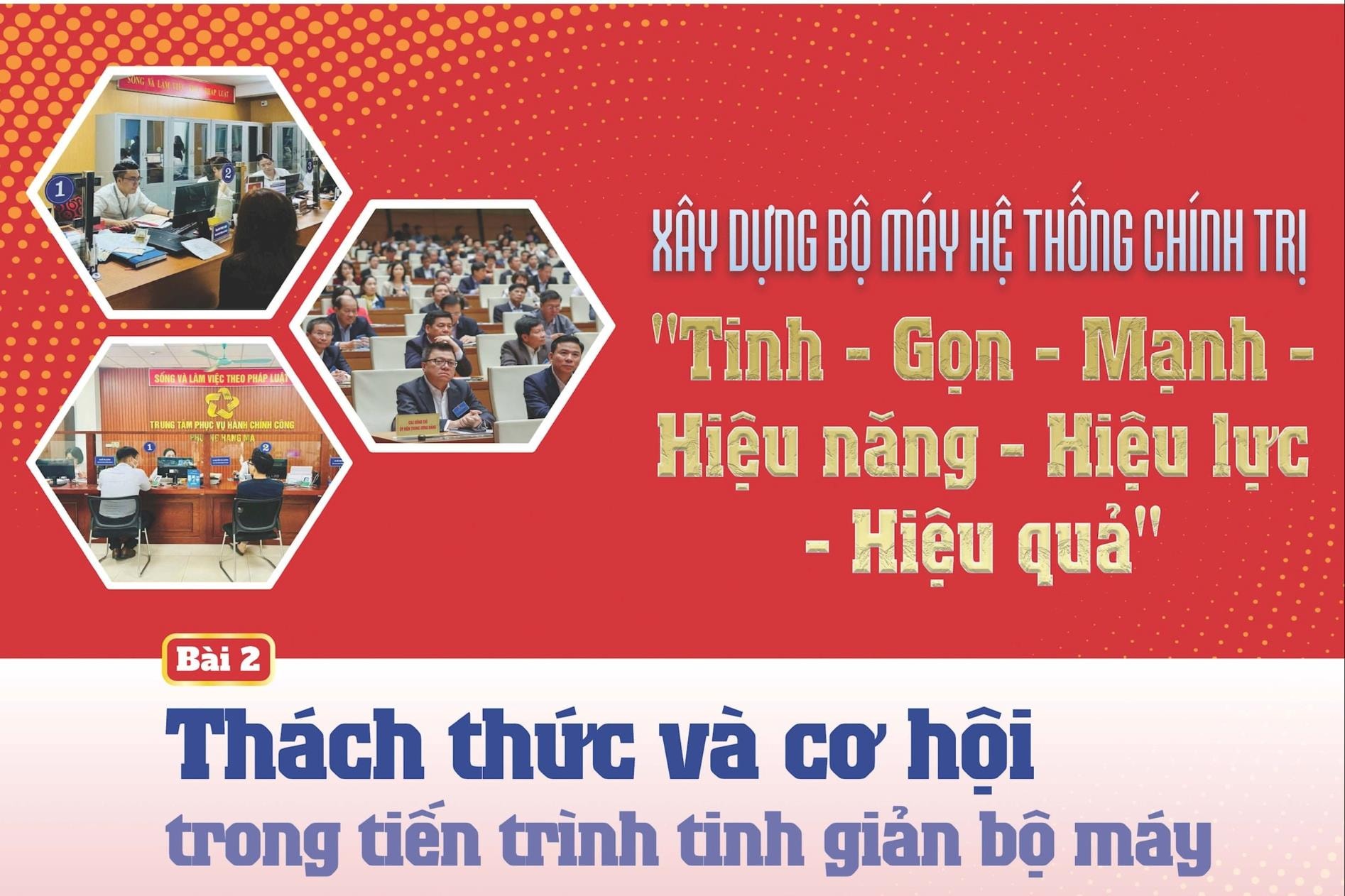 Bài 2: Thách thức trong cuộc cách mạng về tinh gọn tổ chức bộ máy 