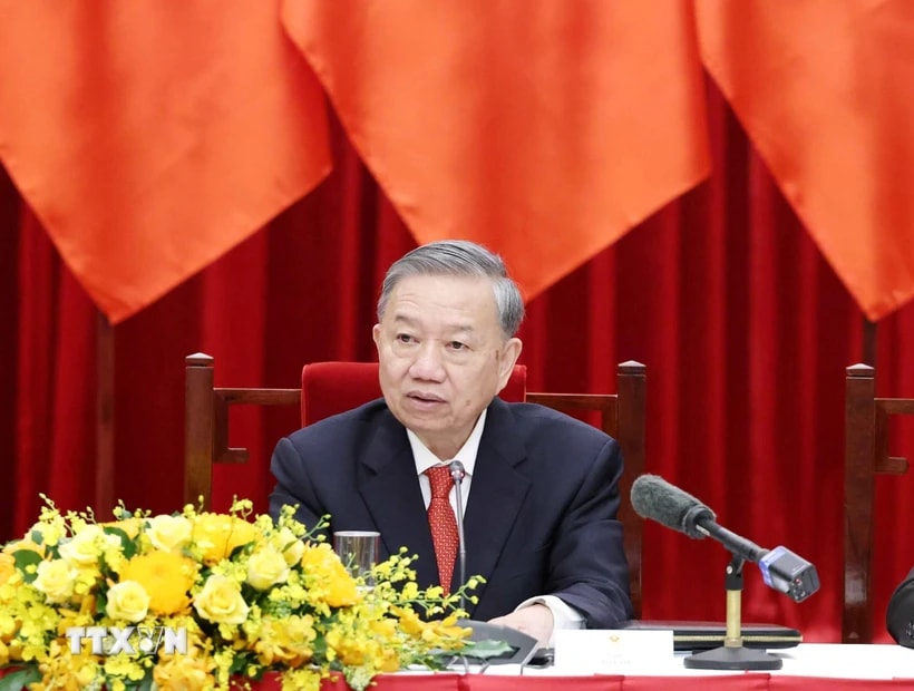 Tổng Bí thư Tô Lâm. (Ảnh: Thống Nhất/TTXVN)