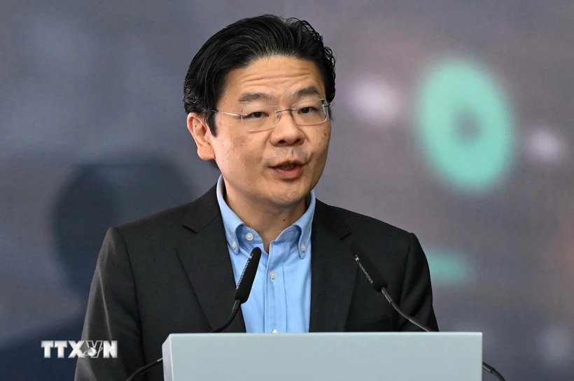 Đảng PAP của Thủ tướng Lawrence Wong giành chiến thắng trong tổng tuyển cử Singapore. (Ảnh: AFP/TTXVN)