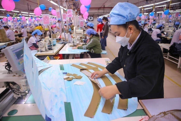 Trong số 22 mặt hàng chính xuất khẩu sang Nga, dệt may của Việt Nam là mặt hàng có kim ngạch xuất khẩu cao nhất. Trong ảnh: May xuất khẩu tại Công ty Cổ phần Dệt may 29/3 (Đà Nẵng). (Ảnh: Trần Lê Lâm/TTXVN)
