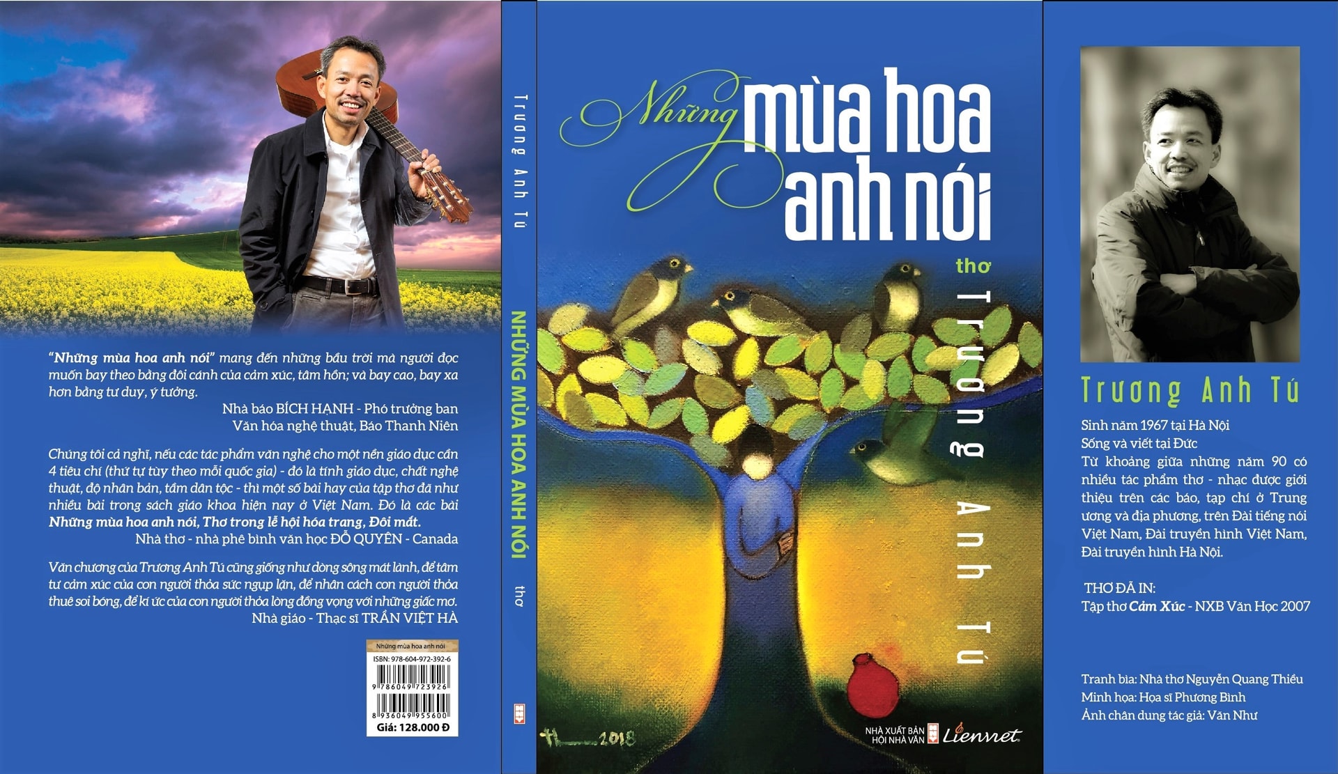 Bìa tập thơ Những mùa hoa anh nói