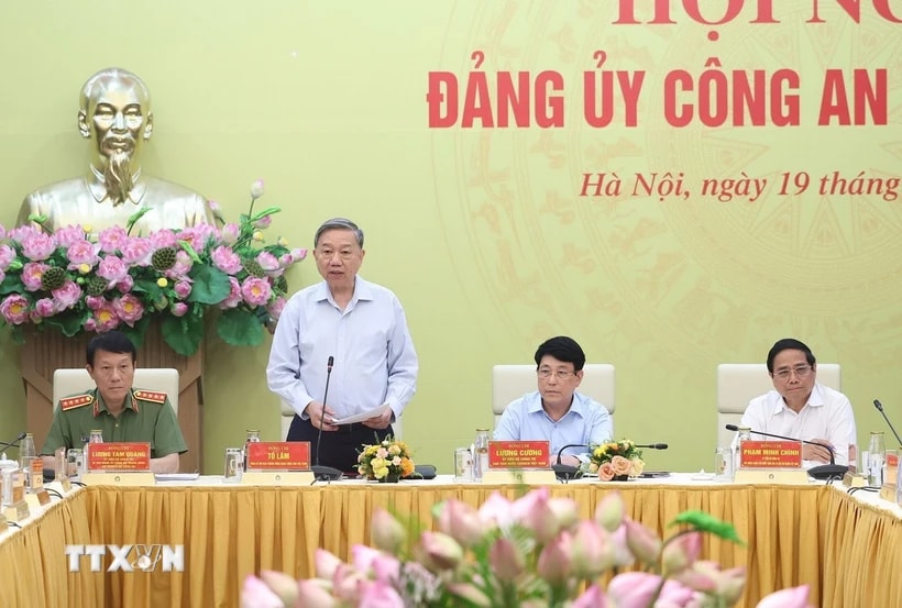 Tổng Bí thư Tô Lâm phát biểu. (Ảnh: Thống Nhất/TTXVN)