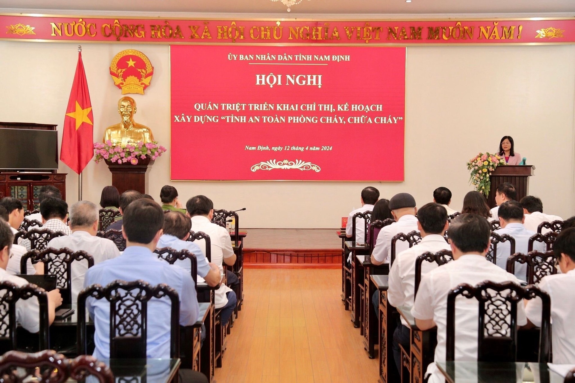 Nam Định Khởi Sắc Xây Dựng Tỉnh An Toàn Cháy Nổ 1 UBND tỉnh Nam Định triển khai thực hiện kế hoạch xây dựng mô hình “Tỉnh an toàn phòng cháy, chữa cháy”