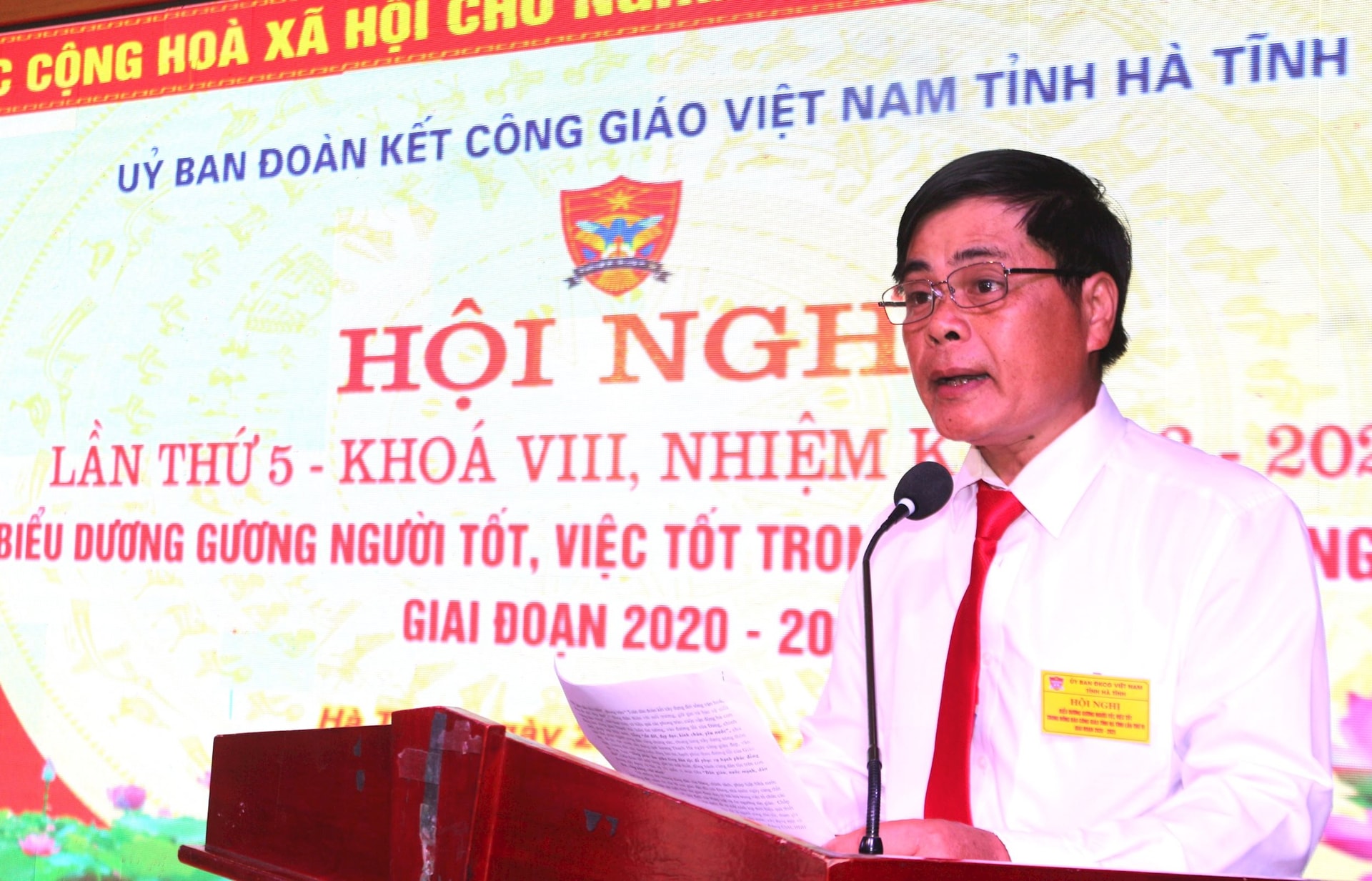 Đại diện UBDDKCG thành phố Hà Tĩnh