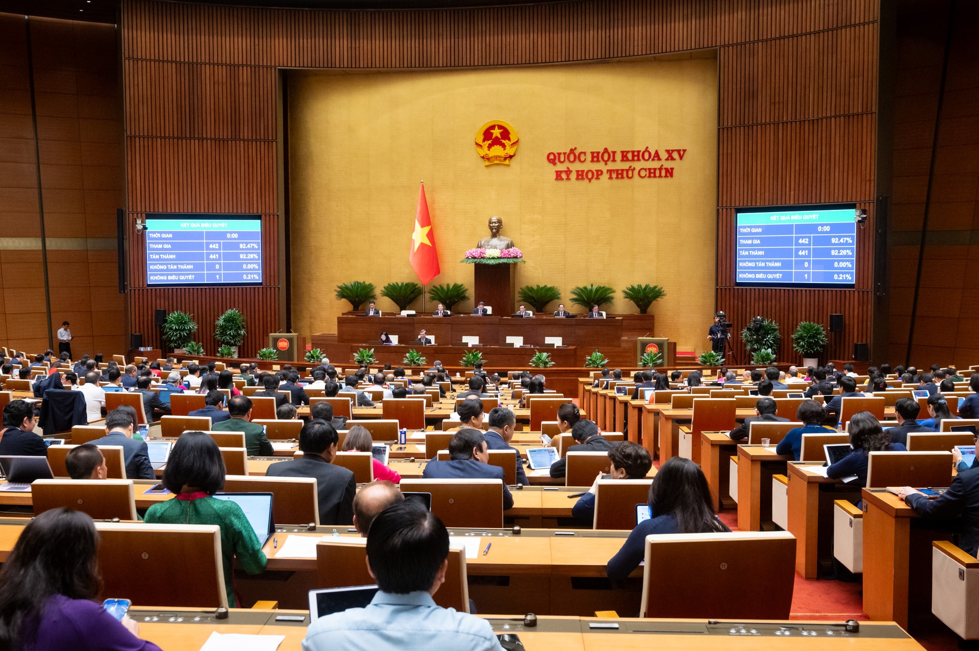 Z61_4320- Biểu quyết thông qua Luật Năng lượng nguyên tử (sửa đổi)