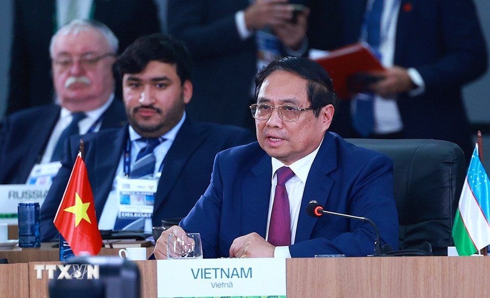 Thủ tướng Phạm Minh Chính phát biểu tại Phiên thảo luận cấp cao 