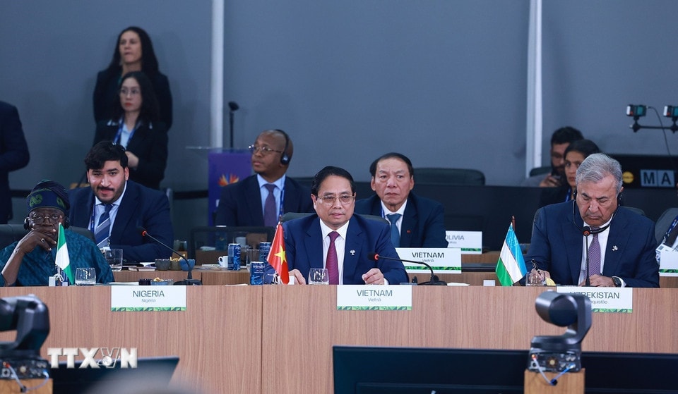 Thủ tướng Phạm Minh Chính phát biểu tại Phiên thảo luận cấp cao 