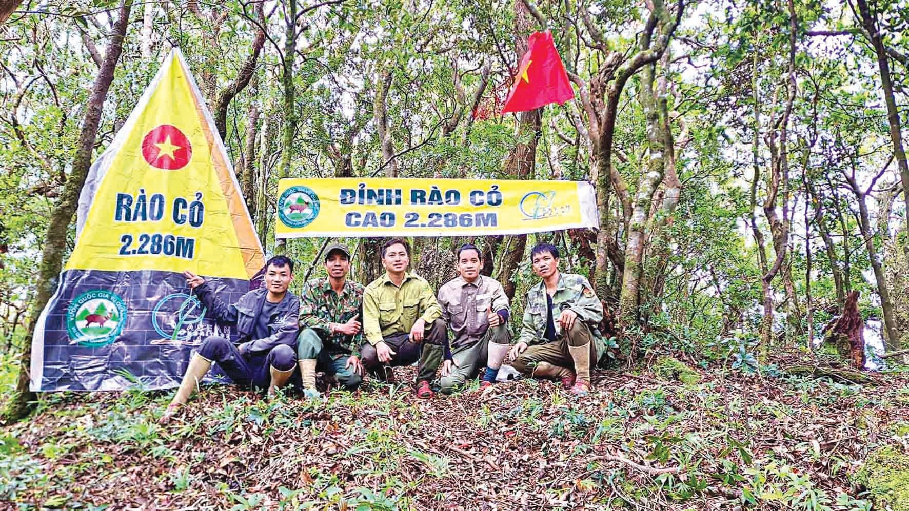 3. Đỉnh Rào Cỏ cao 2.286m và là điểm cao nhất trong Vườn quốc gia Vũ Quang