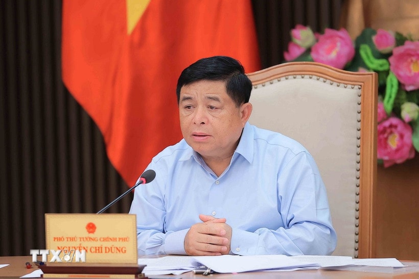 Phó Thủ tướng Nguyễn Chí Dũng phát biểu. (Ảnh: An Đăng/TTXVN)