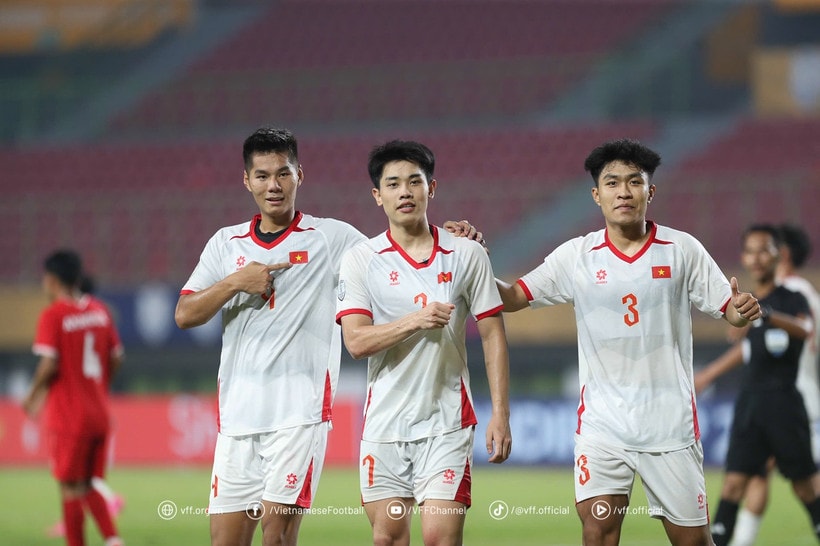 U23 Việt Nam tự tin sẽ giành vé vào bán kết AFF Cup 2025. (Nguồn: VFF)