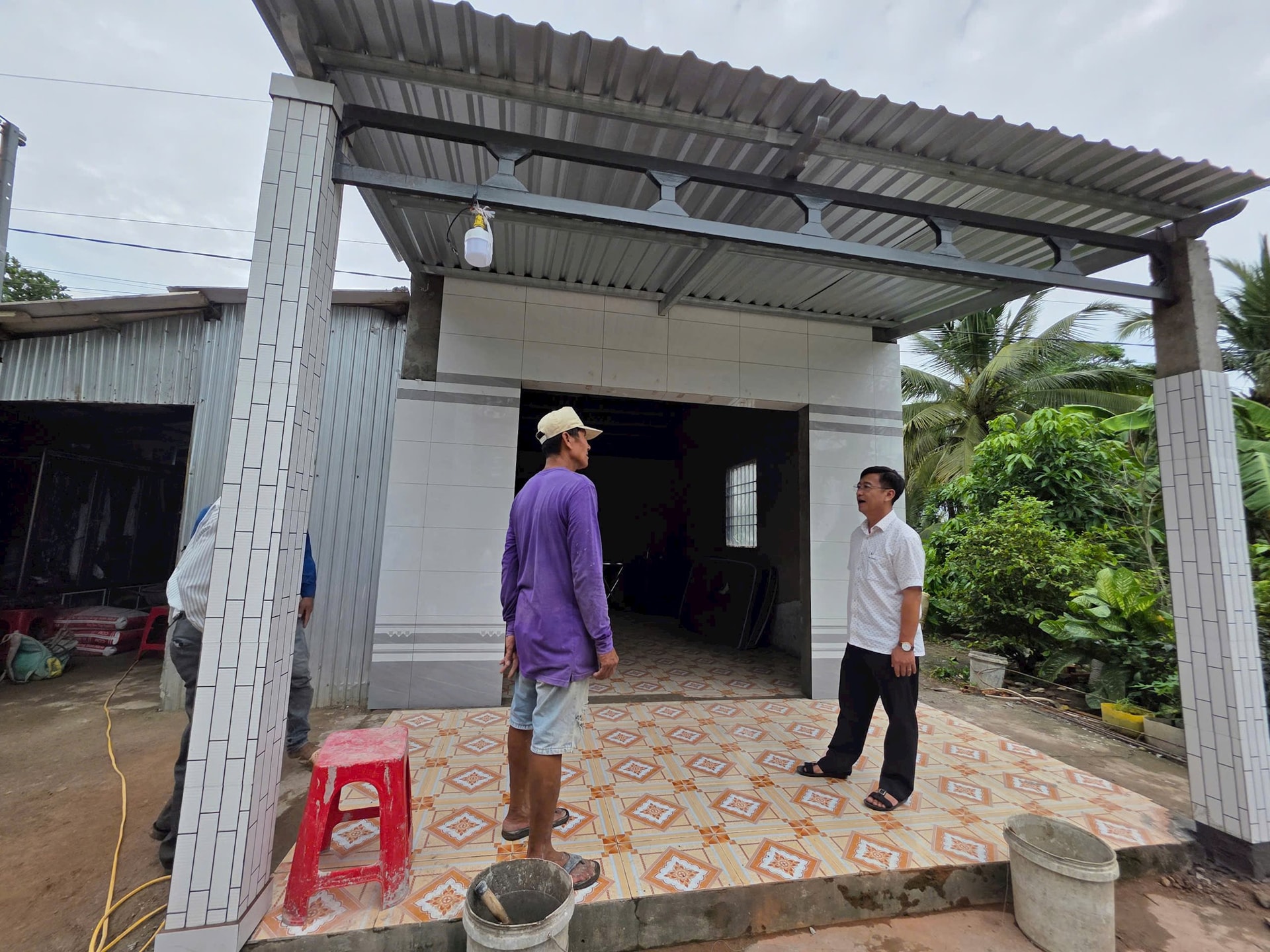 ẢNH 1 Ngôi nhà mới tiếp thêm động lực cho gia đình ông Huỳnh Thanh Tâm ổn định cuộc sống