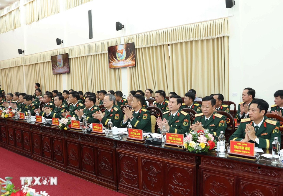 Các đại biểu tham dự buổi làm việc. (Ảnh: Thống Nhất/TTXVN)